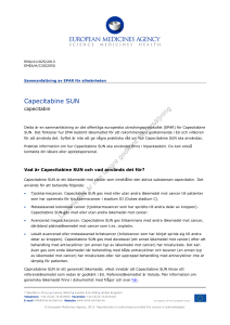 Capecitabine SUN, INN Capecitabine