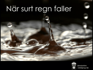 När surt regn faller