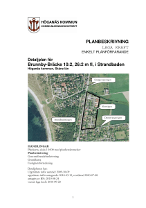 PLANBESKRIVNING LAGA KRAFT Brunnby