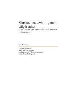 Minskat! matsvinn! genom! välgörenhet!!