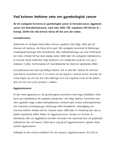 Vad kvinnor behöver veta om gynekologisk cancer