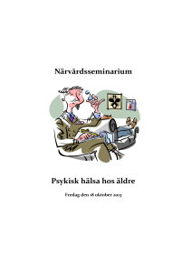 Närvårdsseminarium Psykisk hälsa hos äldre