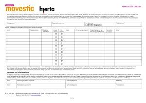 Personalrapportlista Movestic
