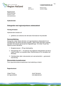 Mall - Tjänsteskrivelse