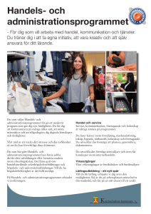 Handels- och administrationsprogrammet