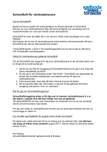 SchoolSoft för vårdnadshavare