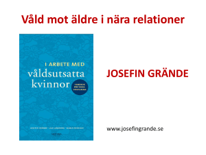 Josefin Grände, april 2015