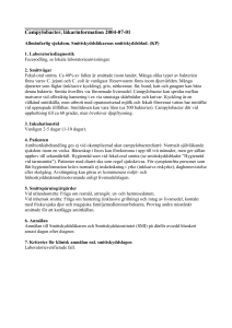 Campylobacter, läkarinformation 2004-07-01