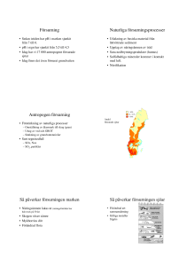 Bilder från föreläsning eutrofiering, försurning, miljögifter