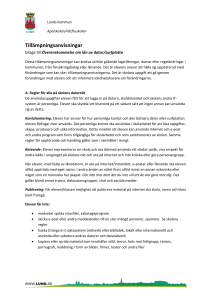 Tillämpningsanvisningar