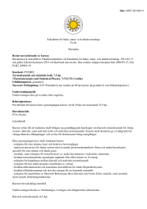 Kursplan - Karlstads universitet