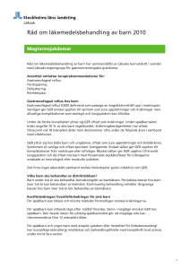 Råd om läkemedelsbehandling av barn 2010