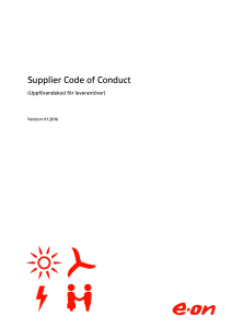 Supplier Code of Conduct