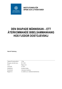 den skapade människan – ett återkommande