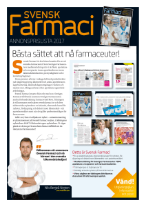 Bästa sättet att nå farmaceuter!