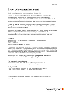 Löne- och ekonomiassistent