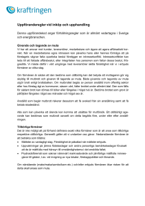 Uppföranderegler vid inköp och upphandling