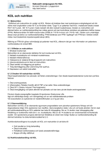 KOL och nutrition