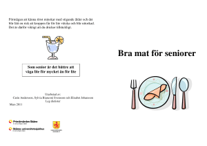 Bra mat för seniorer
