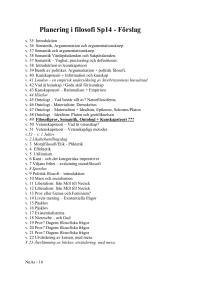v. 49 Filosofiprov, Semantik, Ontologi + Kunskapsteori