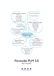 Förstudie PLM 3.0 - Storstockholms Diabetesförening