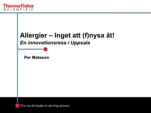 Allergier – Inget att (f)nysa åt!