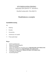 inledning - Institutionen för pedagogik och specialpedagogik
