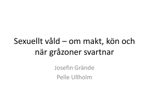 Polisanmälda sexualbrott