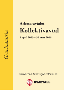Kollektivavtal - Industriarbetsgivarna