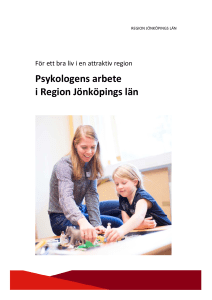 Psykologens arbete i Region Jönköpings län