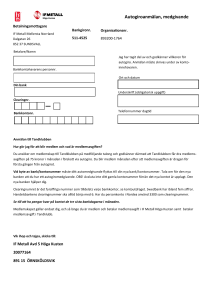 Autogiroanmälan, medgivande