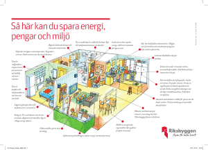 Så här kan du spara energi, pengar och miljö