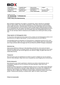 16.05 Policy mot diskriminering
