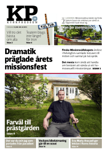 Dramatik präglade årets missionsfest