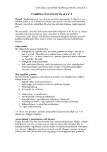 dyskalkyli - annlofgren.se