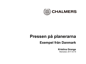 presentation av valt ämne v. 13 metod och reflektion kring valt ämne