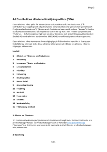 FCA - ÅJ Distribution