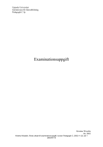Om utbildning sägen Durkheim att den inte kan