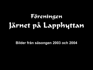 Föreningen Järnet på Lapphyttan