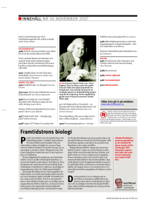 Framtidstrons biologi