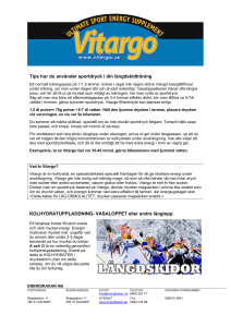 VASALOPPET eller andra långlopp