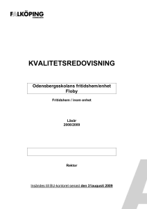 Fritidshem och hem - Falköpings kommun