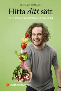 Hitta ditt sätt - Livsmedelsverket