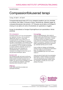 Compassionfokuserad terapi