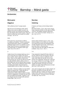Barndop – Máná gasta