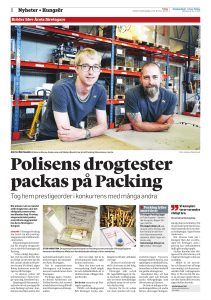 Vi får utmärkelsen Årets Företagare