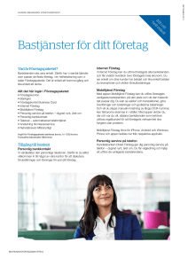 Bastjänster för ditt företag