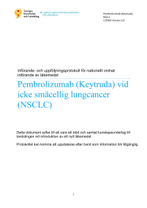 PD1-hämmaren nivolumab(Opdivo) vid icke