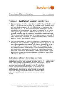Swedbank Östersjöanalys
