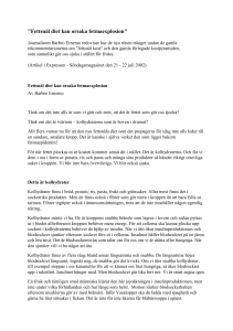 Fettsnål diet kan orsaka fetmaexplosion